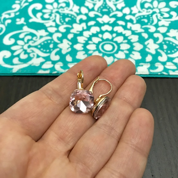 NEW!💙💎💗PALE PINK! RHINESTONES!💗💎💙GOLDEN DROP - Picture 2 of 8